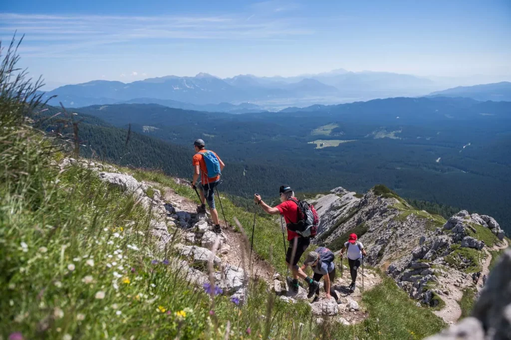 Wandeling naar Triglav uitzichtpunt Viševnik