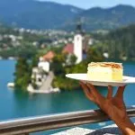 Slagroomtaart Kremšnita in Bled