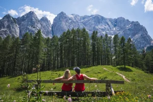 Genieten van de stop op de Vršič-pas