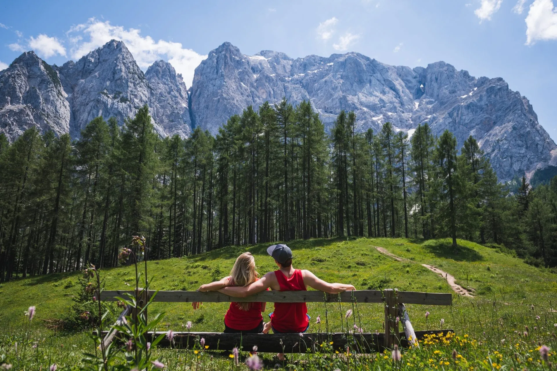 Enjoying the stop at Vršič pass