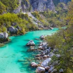 De smaragdgroene Soča rivier