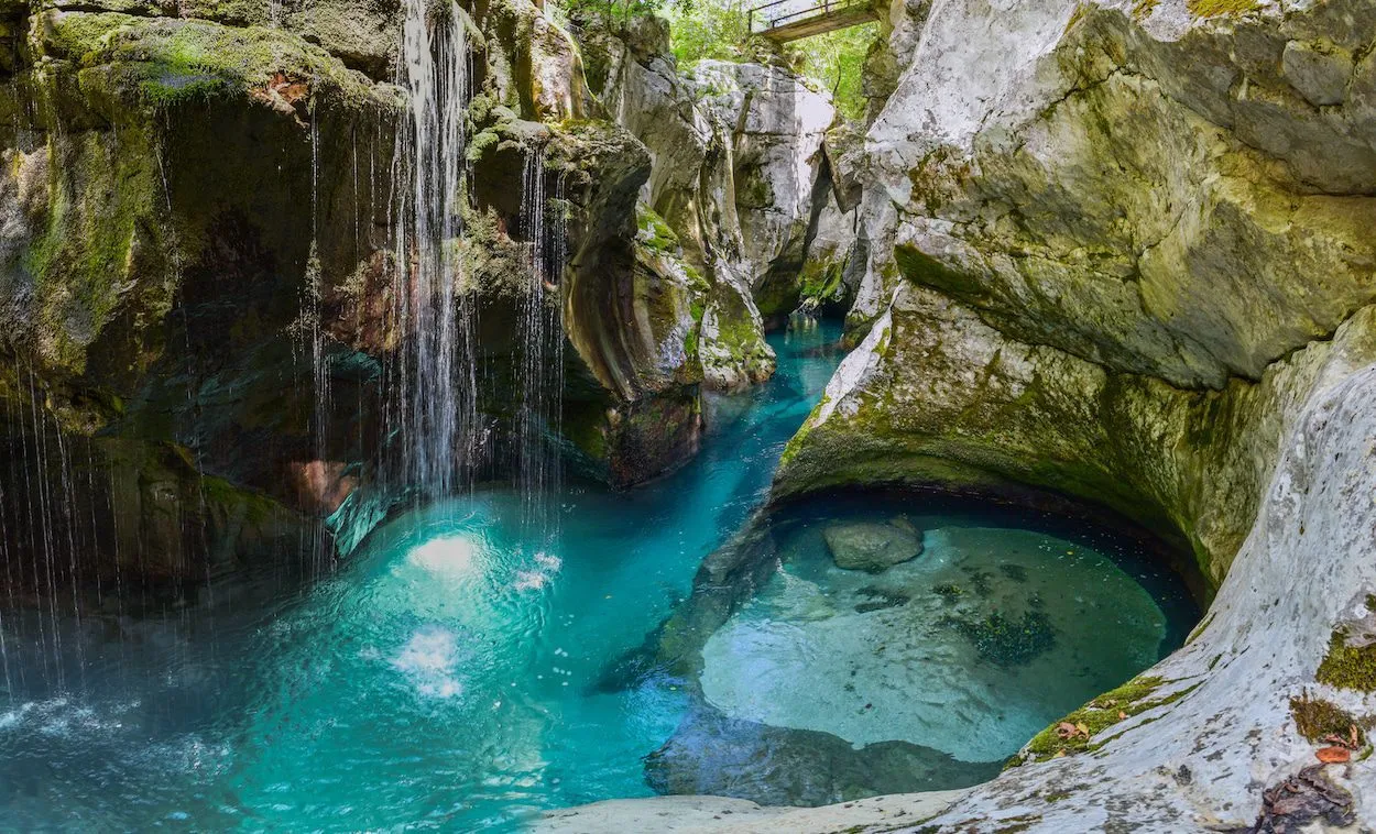 Soča-joen altaat