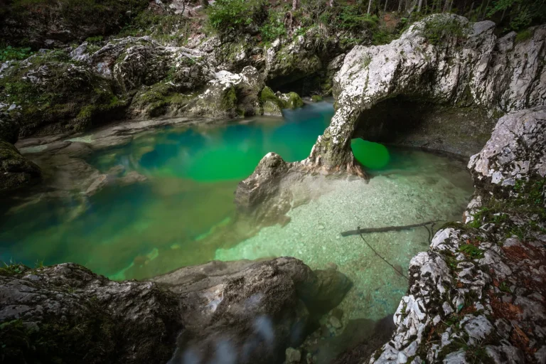 Mostnica kloof in Slovenië